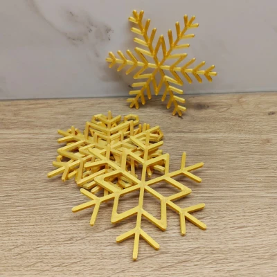 Lót ly bông tuyết (Snowflake coasters)