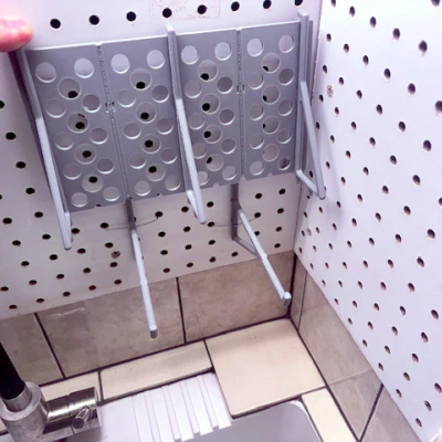 Holey Shelf: Bracket đỡ + kệ gắn pegboard (Holey Shelf support bracket + shelves)