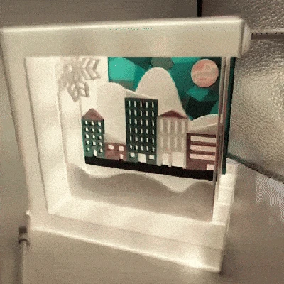 Đèn mùa đông – phong cảnh tùy biến