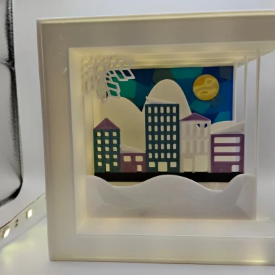 Đèn mùa đông – phong cảnh tùy biến