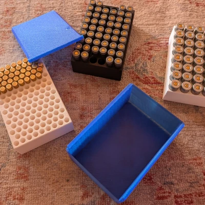 Khay Lưu Trữ Đạn Nhiều Cỡ cho Harbor Freight STOREHOUSE 20-Bin (22LR/45ACP/9MM)