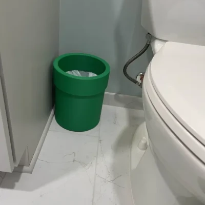 Thùng rác Ống Mario (Mario Pipe Trash Can)