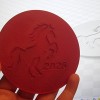 Đế lót ly thủy tinh Ngựa 2026 (2026 Year of the Horse glass coaster) - Thumbnail 7