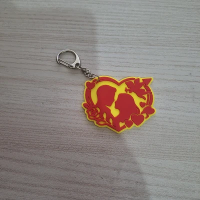 Cặp đôi trong trái tim - Móc khóa Valentine v1