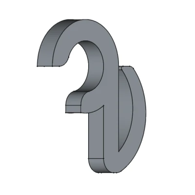 Kẹp treo dây đèn cho hàng rào lưới thép Doppelstabmatten (Fairylights Clip)