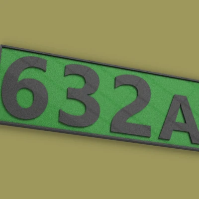 Bộ Số Bảng Số Nhà/Căn Hộ (House/Flat/Appartment Sign Number Set)