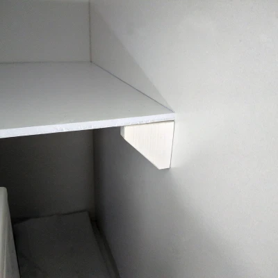 Góc Ke (Corner Bracket) 3 Lỗ Vít Có Lớp Che Gọn Gàng