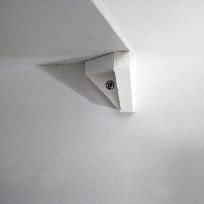 Góc Ke (Corner Bracket) 3 Lỗ Vít Có Lớp Che Gọn Gàng