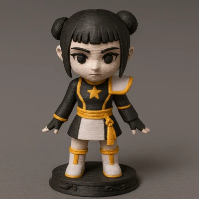 Figure Zoey – K-pop Demon Hunters (Chibi Figurine)