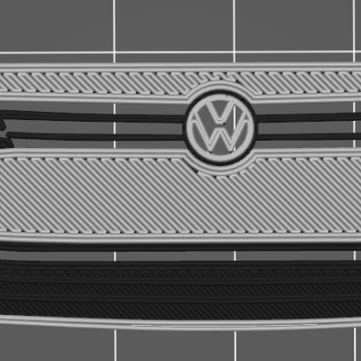 Móc khóa VW Golf 7 (in nhiều màu, single extruder)