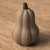 Bí ngô Butternut (Butternut Pumpkin) – decor tối giản bề mặt texture - Thumbnail 3