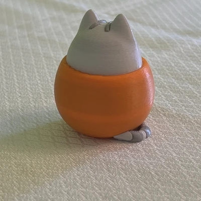 Trang trí bí ngô mèo Pusheen Halloween