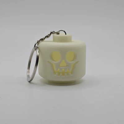 Móc khóa đầu xương sọ phong cách LEGO (Remix)
