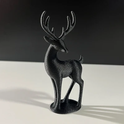 Sleek Deer – Tượng Hươu Tối Giản Hiện Đại