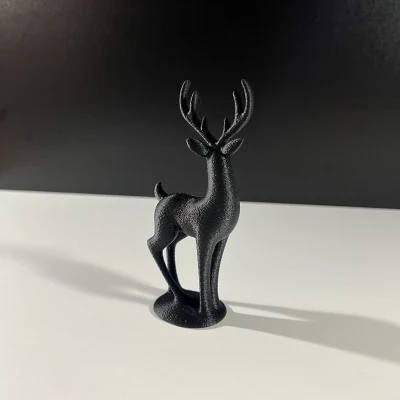 Sleek Deer – Tượng Hươu Tối Giản Hiện Đại