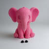 Voi Đan Len – Cute Animals (Knitted Elephant) - Thumbnail 1
