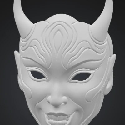 Mặt nạ quỷ Oni nữ