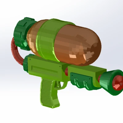 Splatoon Original Splattershot Multi Print (bản tách nhiều phần để in theo màu)