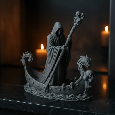Death Arrived — Tượng Thuyền Gothic của Thần Chết