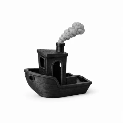 Mô hình Benchy có khói thoát ra