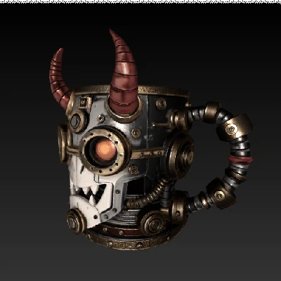 Ly Mug Robot Steampunk