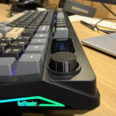 Núm Vặn Rotary Encoder 6mm Tối Giản (OD 18mm)