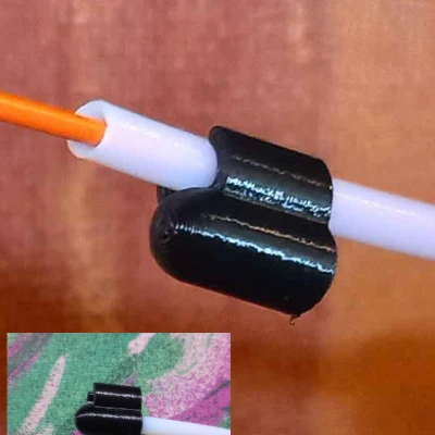 Nắp ống PTFE 4mm có grabber kẹp giữ (PTFE tube cap with grabber)