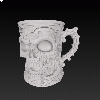 Ly Zombie Skull Mug - Thumbnail 5
