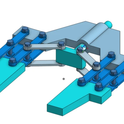 Robot Gripper (Kẹp Robot) co/nhả đơn giản