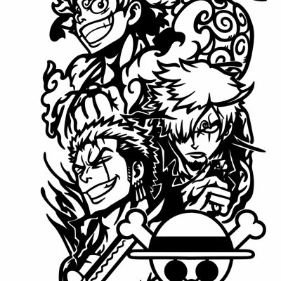 Tranh treo tường 2D One Piece