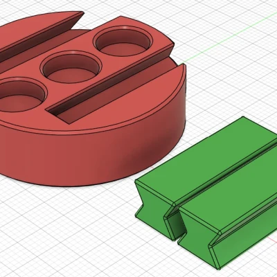 Ngàm giữ kính hiển vi số điều chỉnh được – File remix (Fusion360)