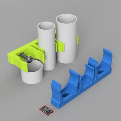 Pipe Clip - Kẹp ống 3 ngã Ø25/20/25mm (Fissatubo triplo)