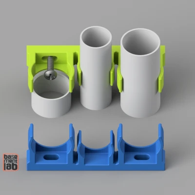 Pipe Clip - Kẹp ống 3 ngã Ø25/20/25mm (Fissatubo triplo)