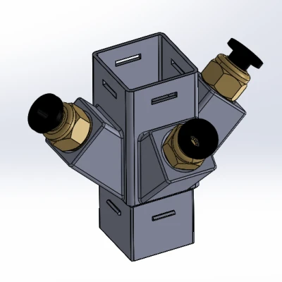 Nâng cấp Filament Hub 4-in-1 cho Anycubic Kobra 3/S1 Combo – Gắn Skadis
