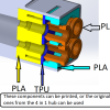 4 in 1 Filament Hub - replacemant part cho Anycubic Kobra 3 / S1 Combo / S1 Combo Max - Thumbnail 7