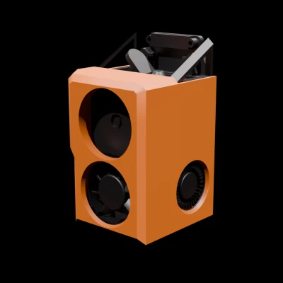 Jerry - Nắp toolhead cho Ender 3 V3 SE [bản quạt 4010]