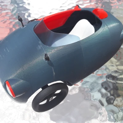 Xe điện DIY in 3D Jellybean3D tỷ lệ 1/10