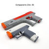 Zc Aus - Pistol Nerf Foam Dart Siêu Gọn Mạnh - Tối đa 170FPS - Thumbnail 7