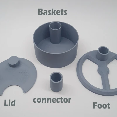 Tháp lưu trữ Modular Desk Storage cho bàn làm việc