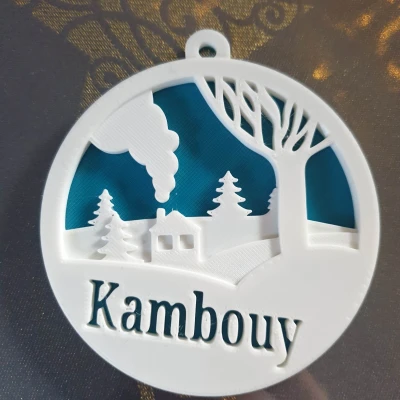 Bóng Noel cá nhân hoá theo tên (hoặc dấu chân)