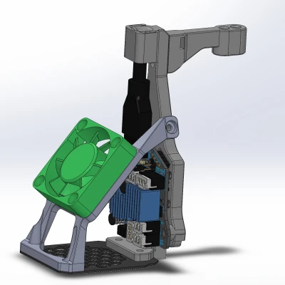 Ngàm gắn quạt Vcore4 Orbitool O2S (Vcore4 Orbitool O2S Fan Mount)