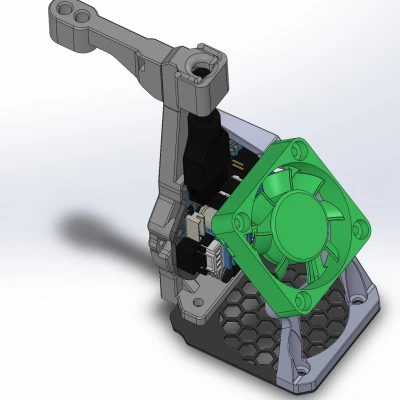 Ngàm gắn quạt Vcore4 Orbitool O2S (Vcore4 Orbitool O2S Fan Mount)