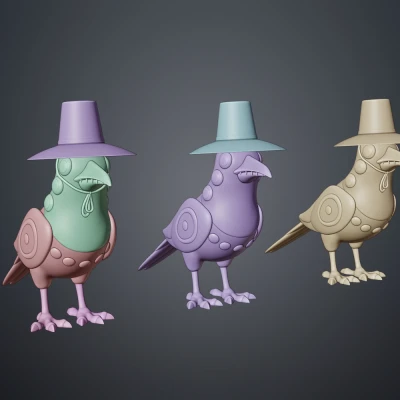 KPop Demon Hunters – Sussie chim ác là (Magpie Bird) | Mẫu 3D in được