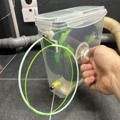 Drybox hộp cereal rẻ, đơn giản, kín khí + MANUAL REWIND