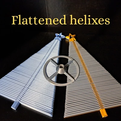 Cây Thông Linked Helix (Kinetic DNA Spiral Toy/Art Piece)