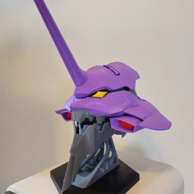 Tượng Bust Đầu EVA Unit 01 (Neon Genesis Evangelion)