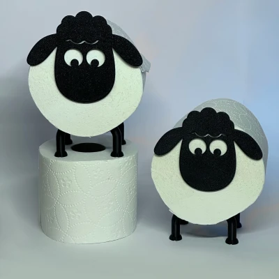Giá Đỡ Cuộn Giấy Vệ Sinh | Phong Cách Shaun the Sheep
