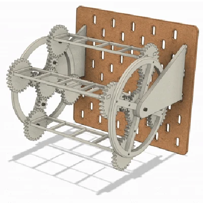 Gridfinity Carousel – Carousel xoay tương thích Gridfinity cho SKÅDIS