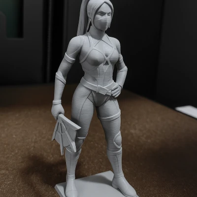 Kitana - Mortal Combat (Mẫu tượng trưng bày 10cm)