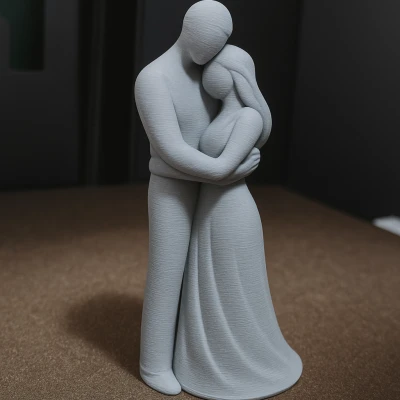 Lovers – Tượng đôi ôm nhau trang trí